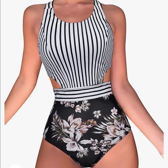 Swim One Piece Cutout Swimsuit Poshmark